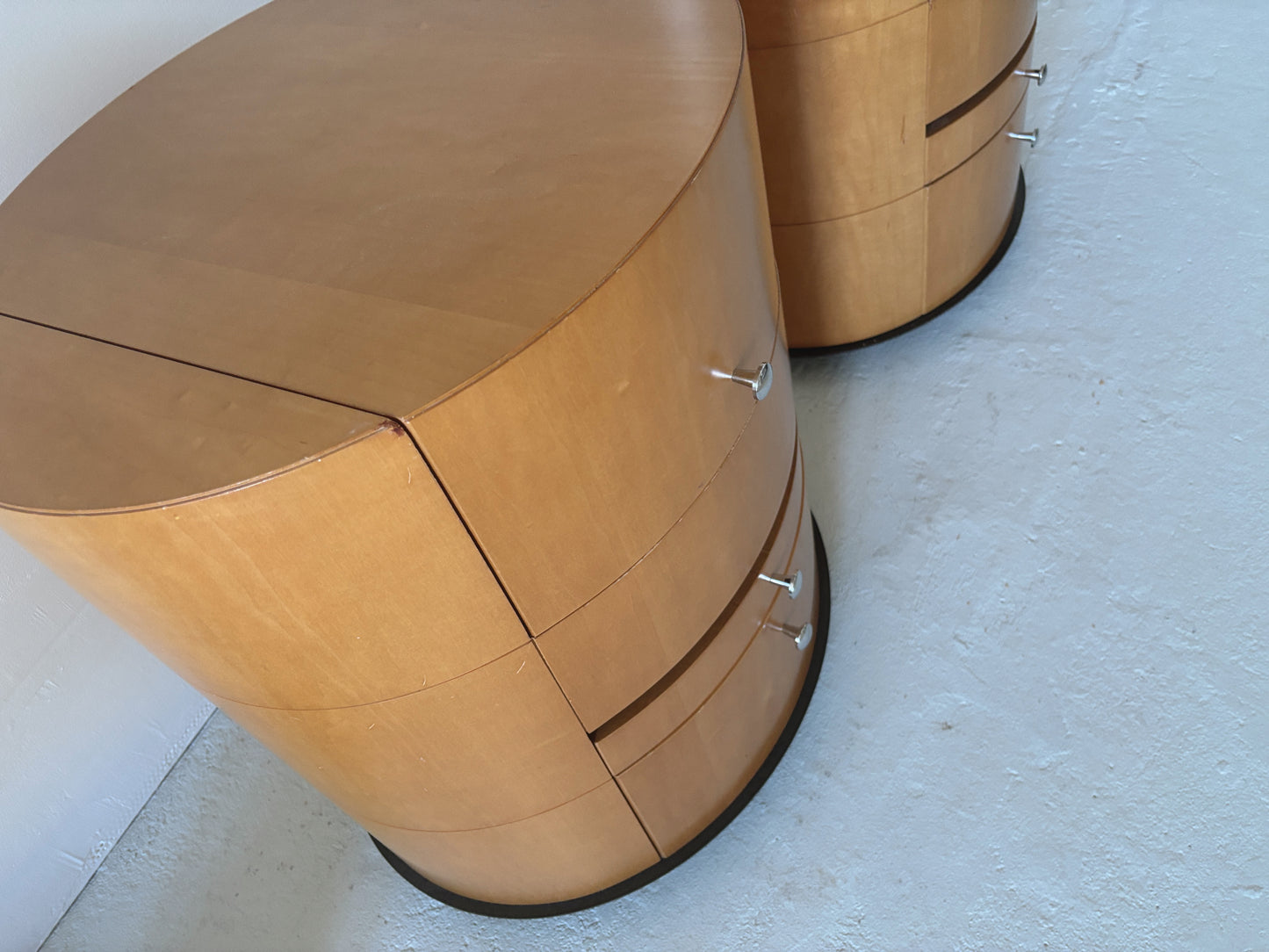 Oval 1990s Bedside Tables