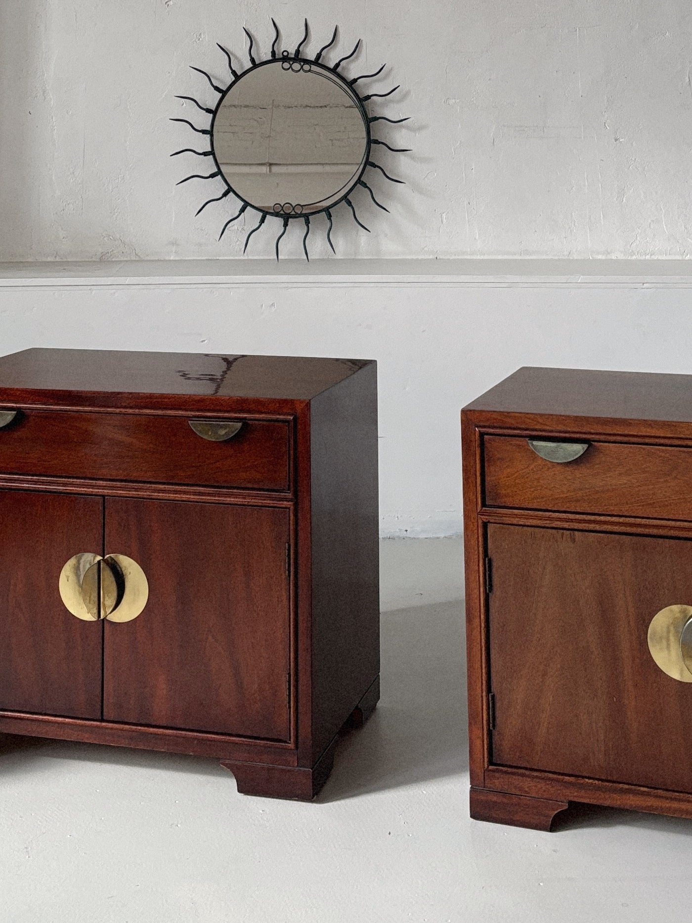 Set Art Deco Style Bedside Tables