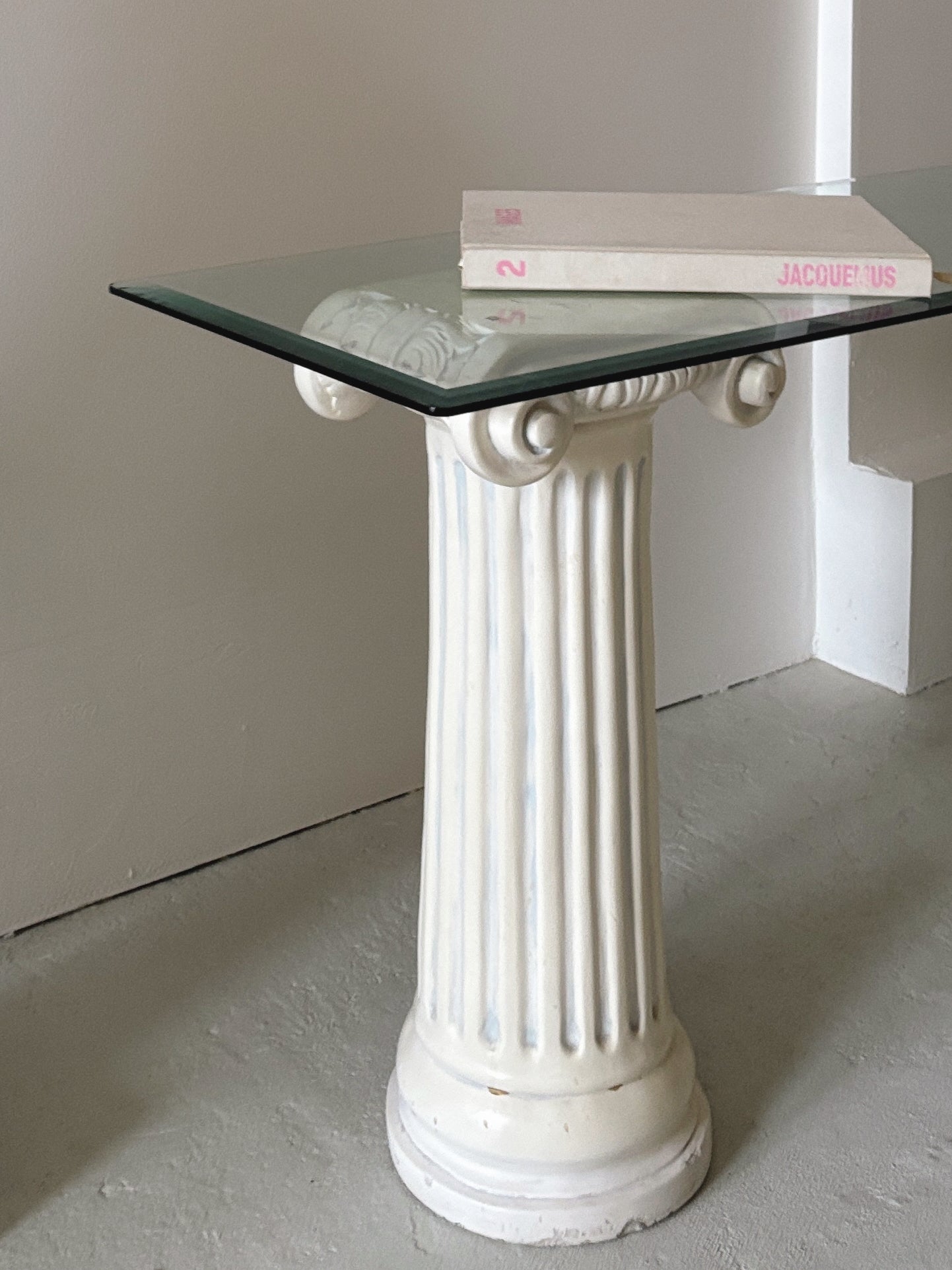 Post Mod Column Console Table