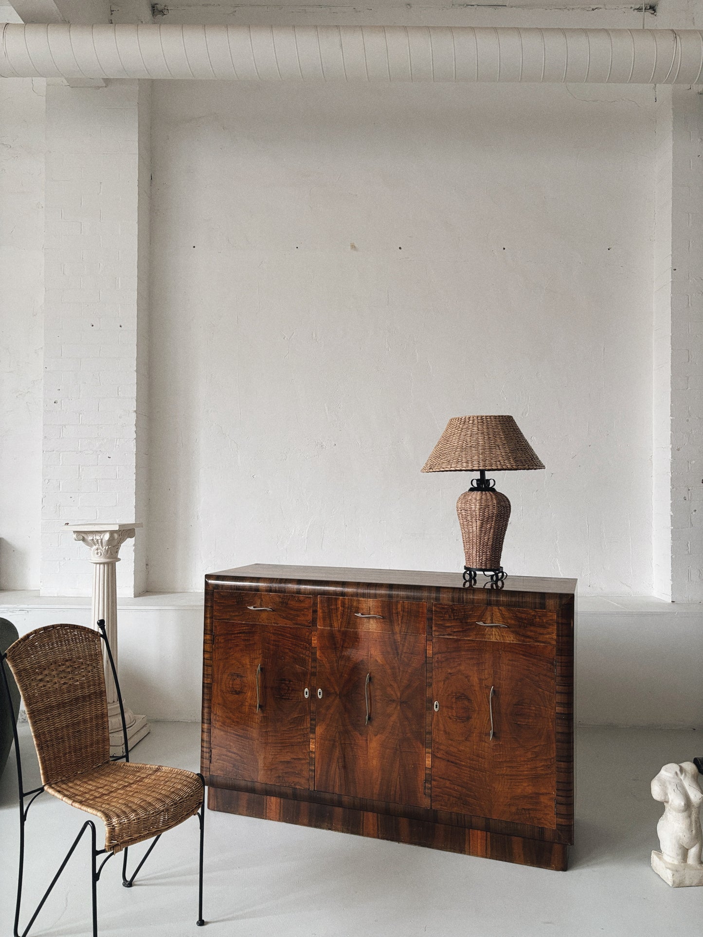 Art Deco Walnut Sideboard
