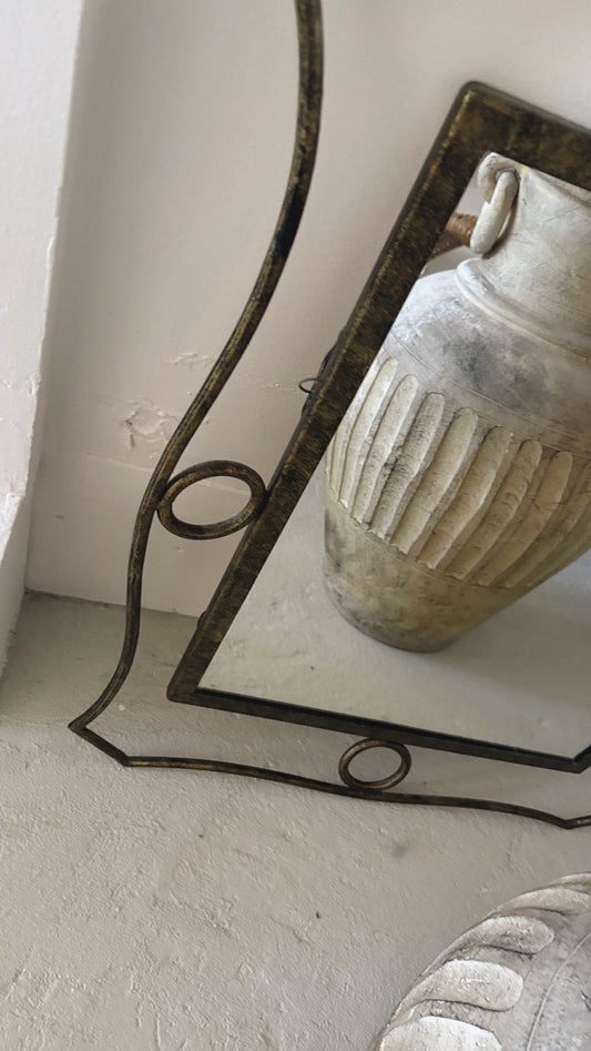 Geometric Steel Mirror