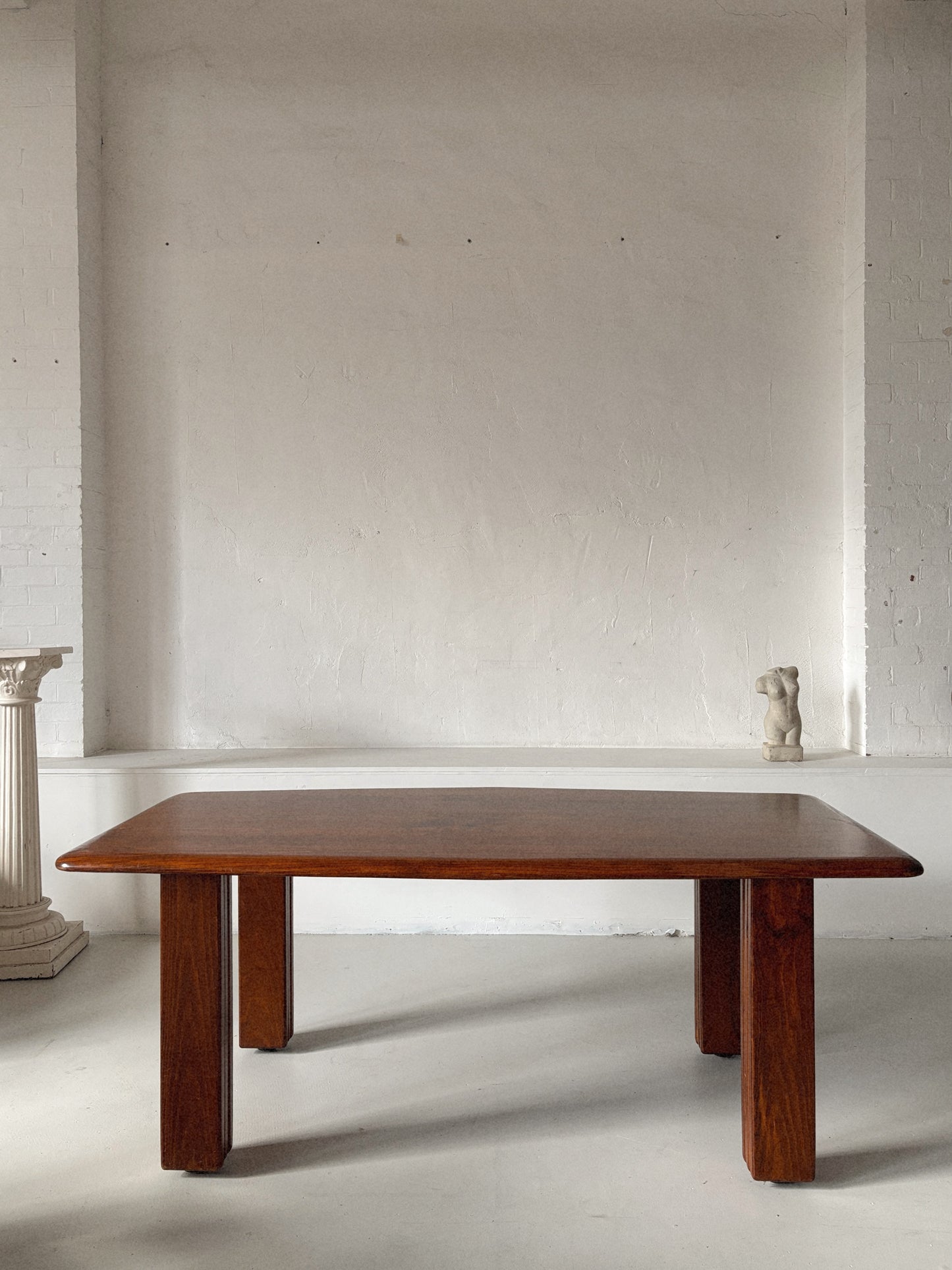 1970s Post + Rail 6 Seat Dining Setting