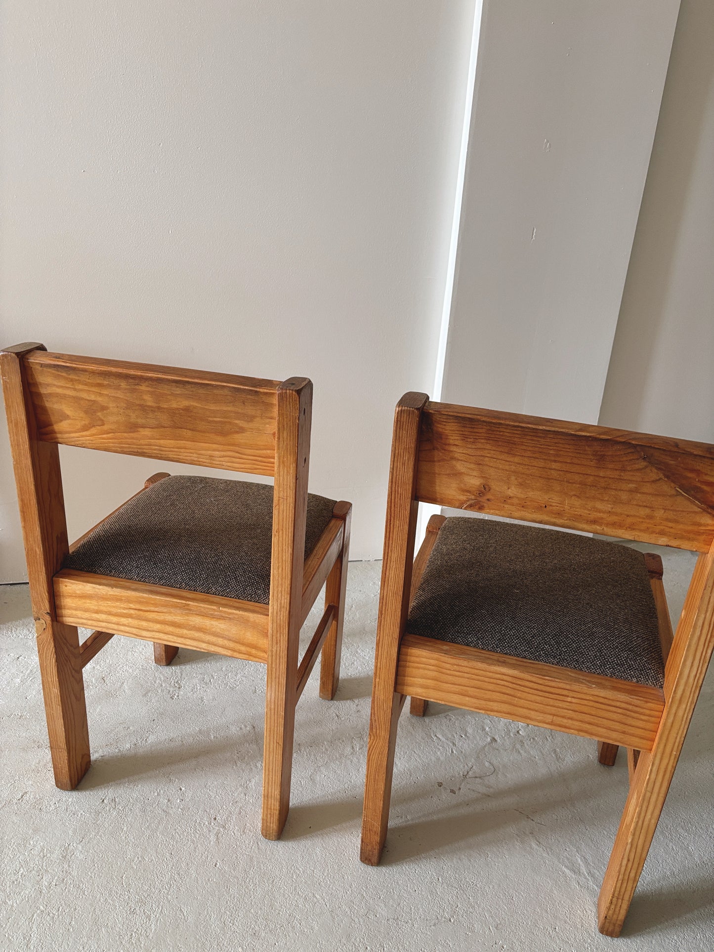 Set 6 Brutalist Chairs