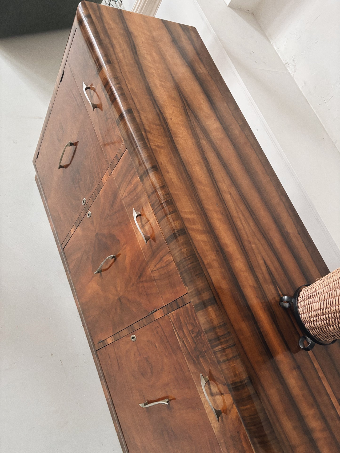 Art Deco Walnut Sideboard