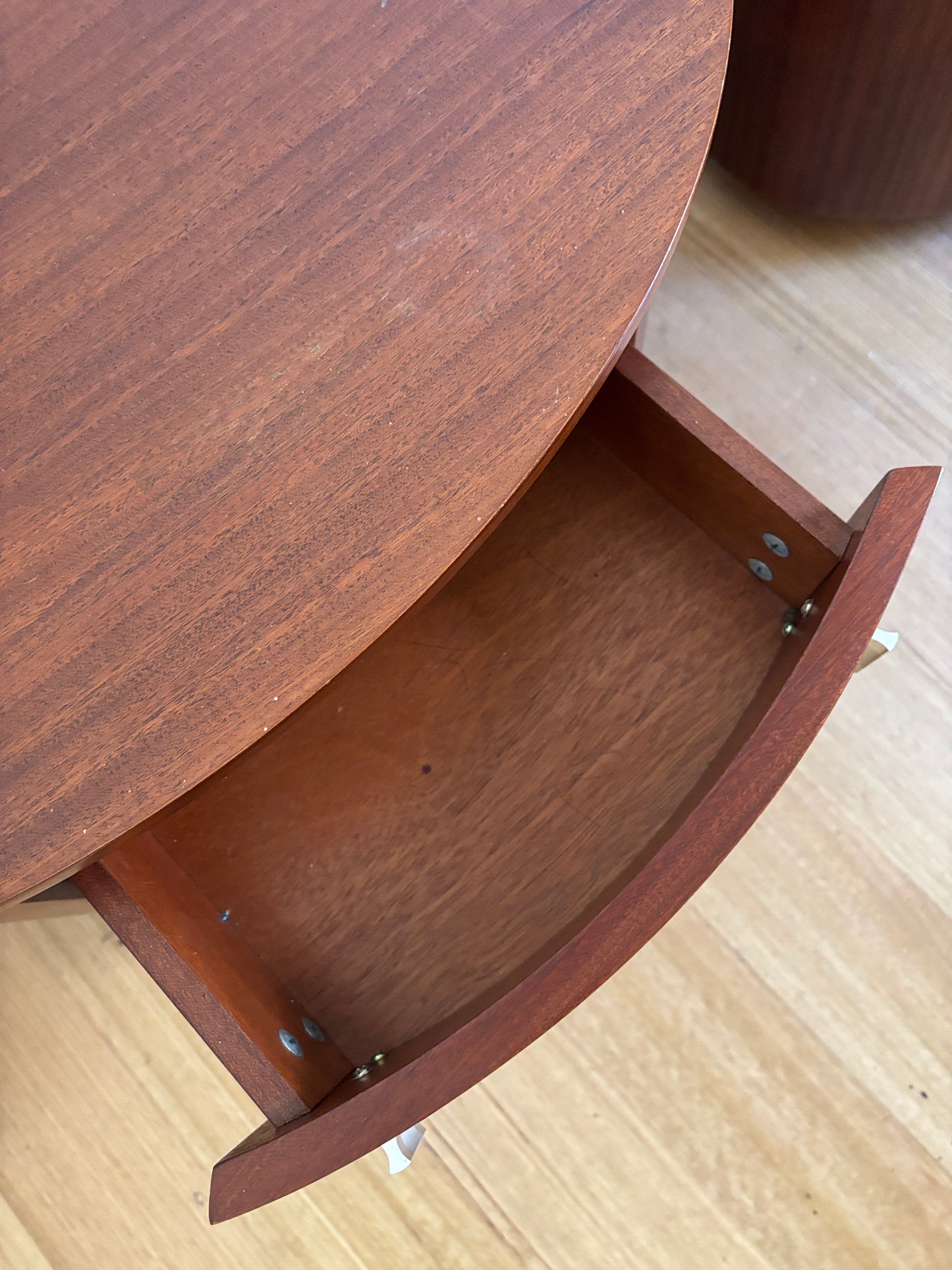 00s Oval Bedside Tables