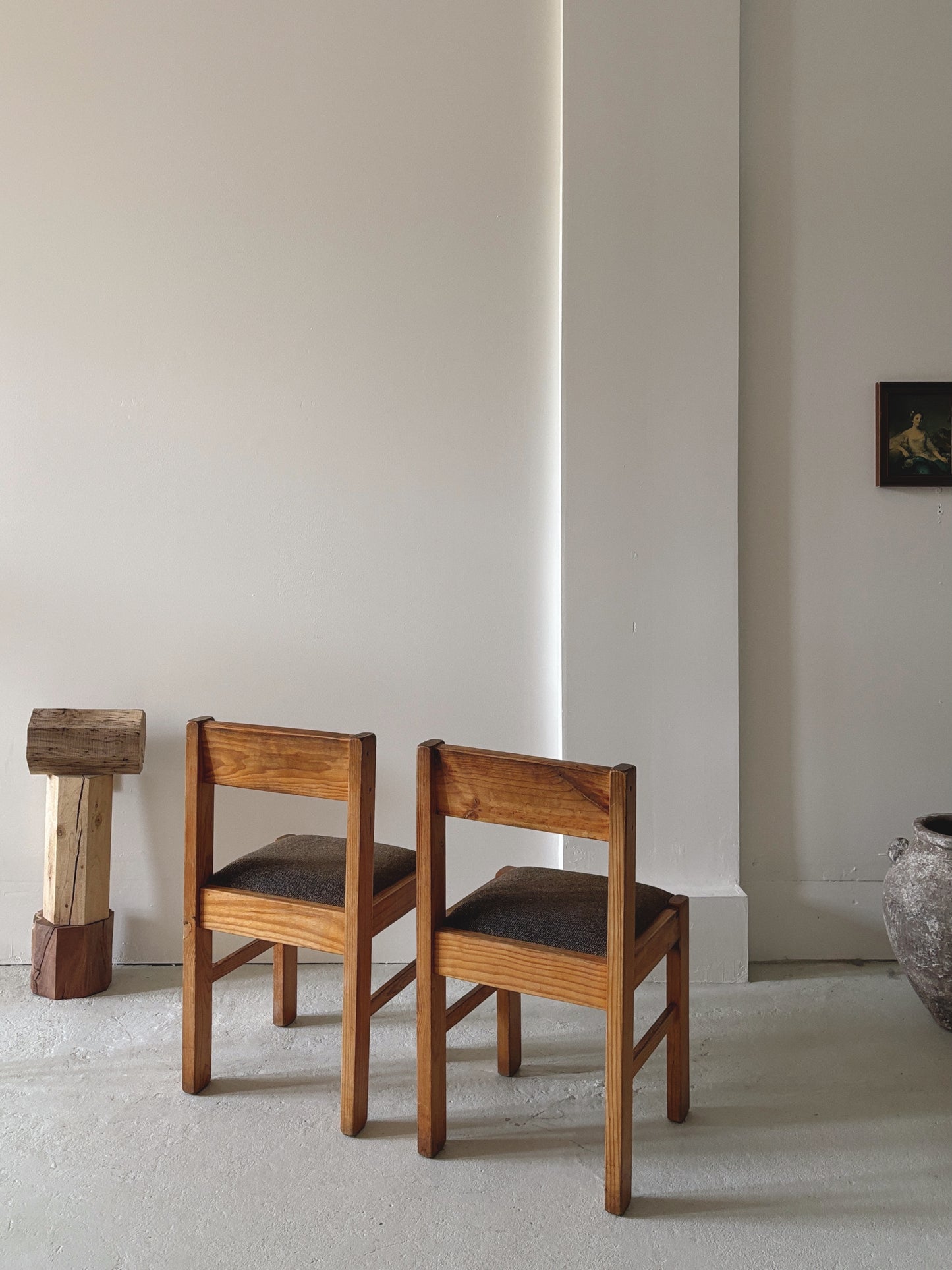 Set 6 Brutalist Chairs