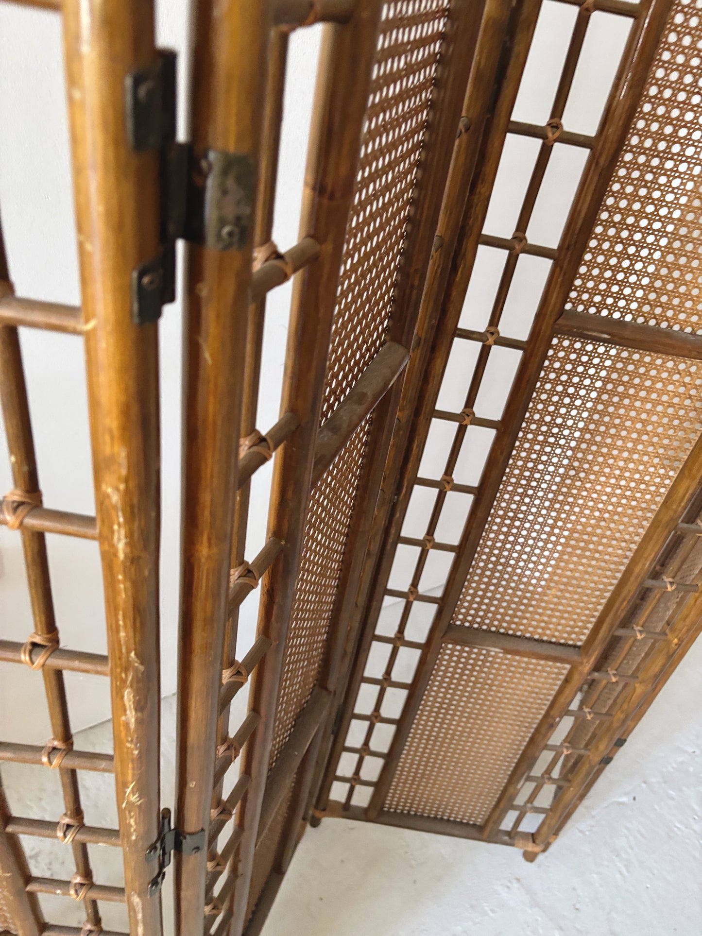 Bamboo and Rattan Room Divider