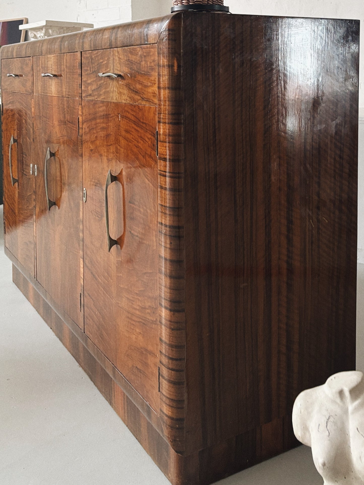 Art Deco Walnut Sideboard
