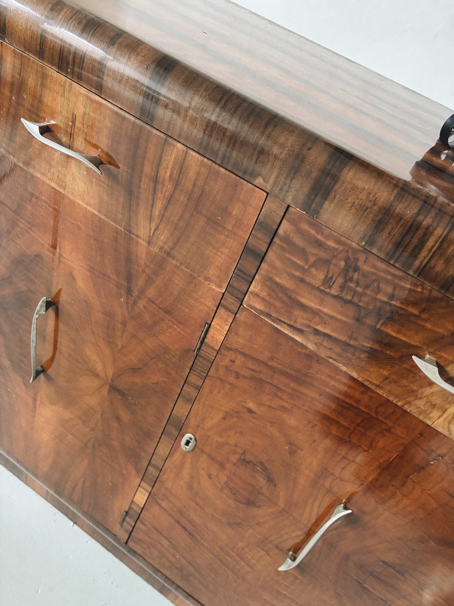Art Deco Walnut Sideboard