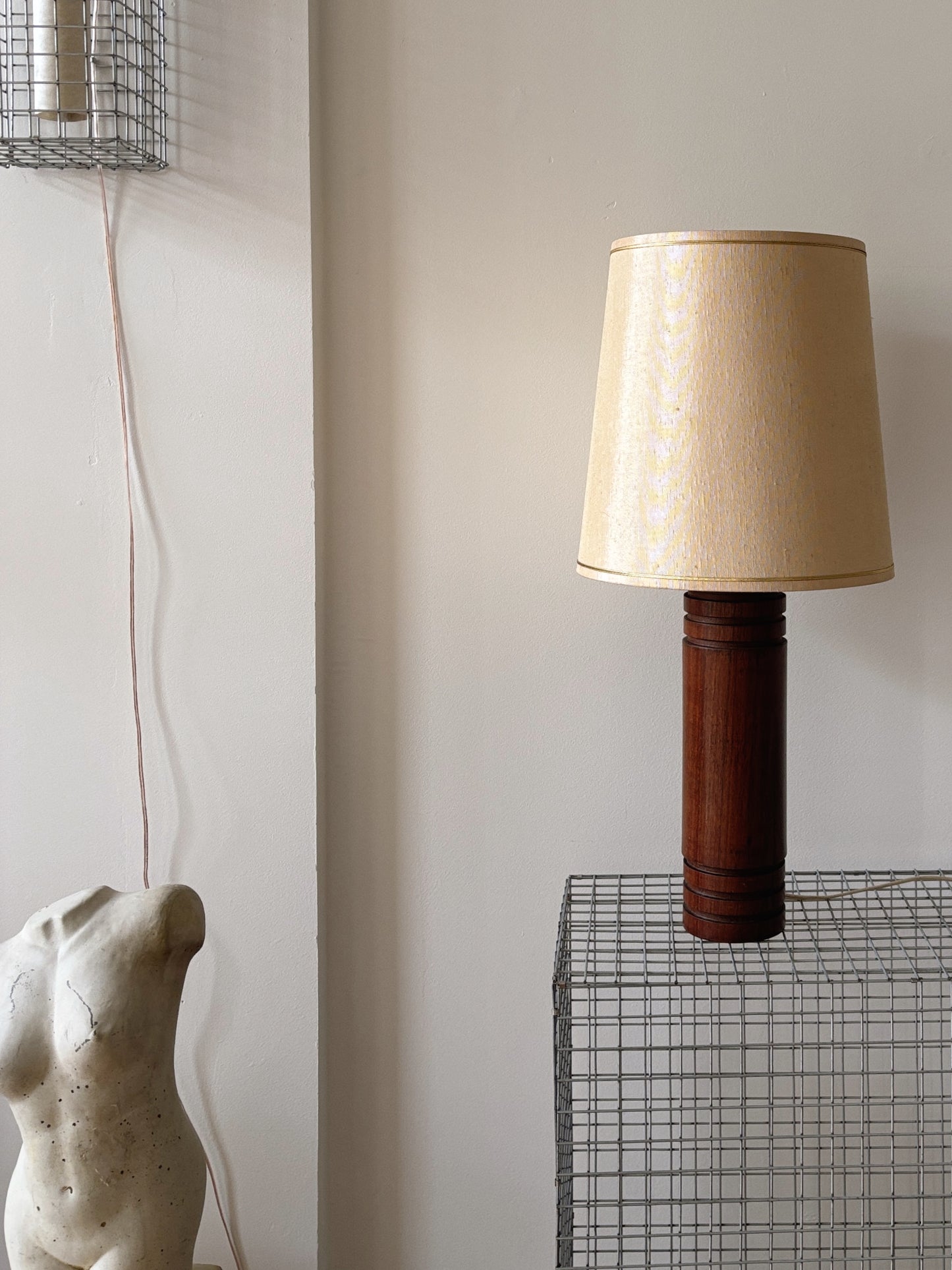 Vintage Timber Table Lamp