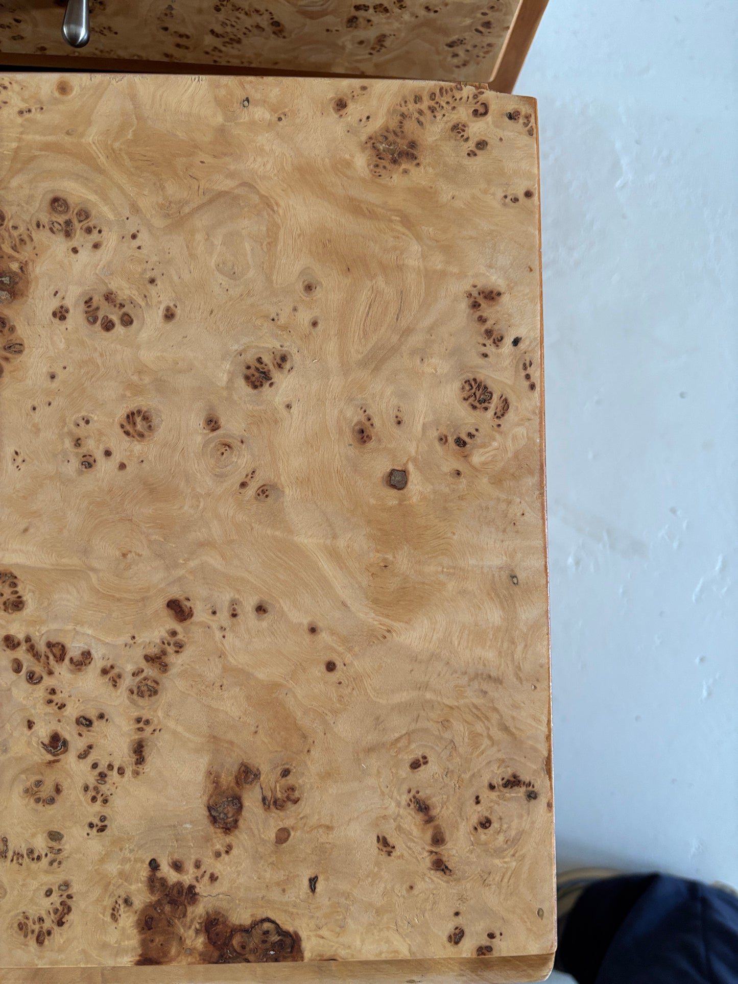 1950s Burl Bedside Tables