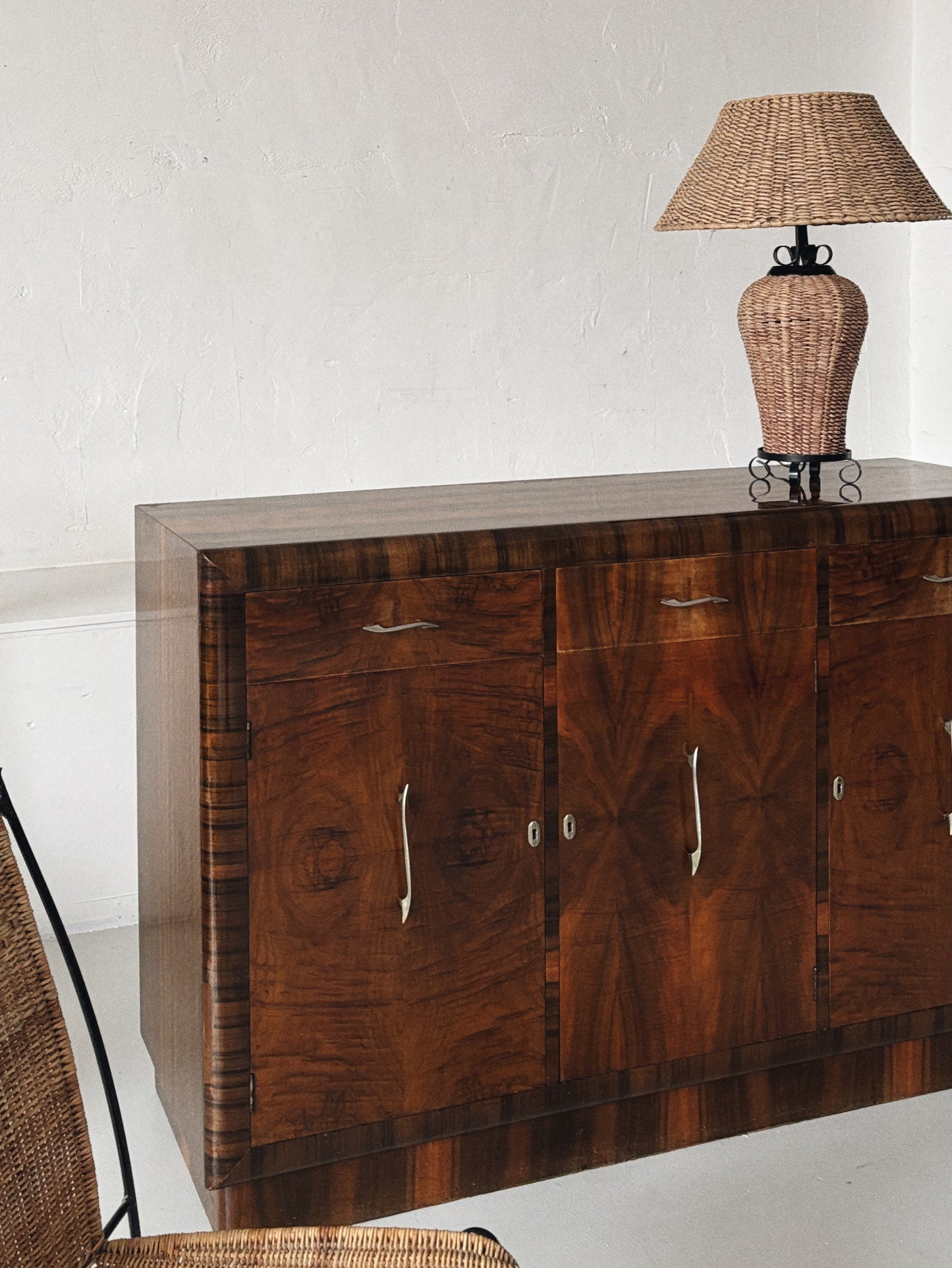 Art Deco Walnut Sideboard