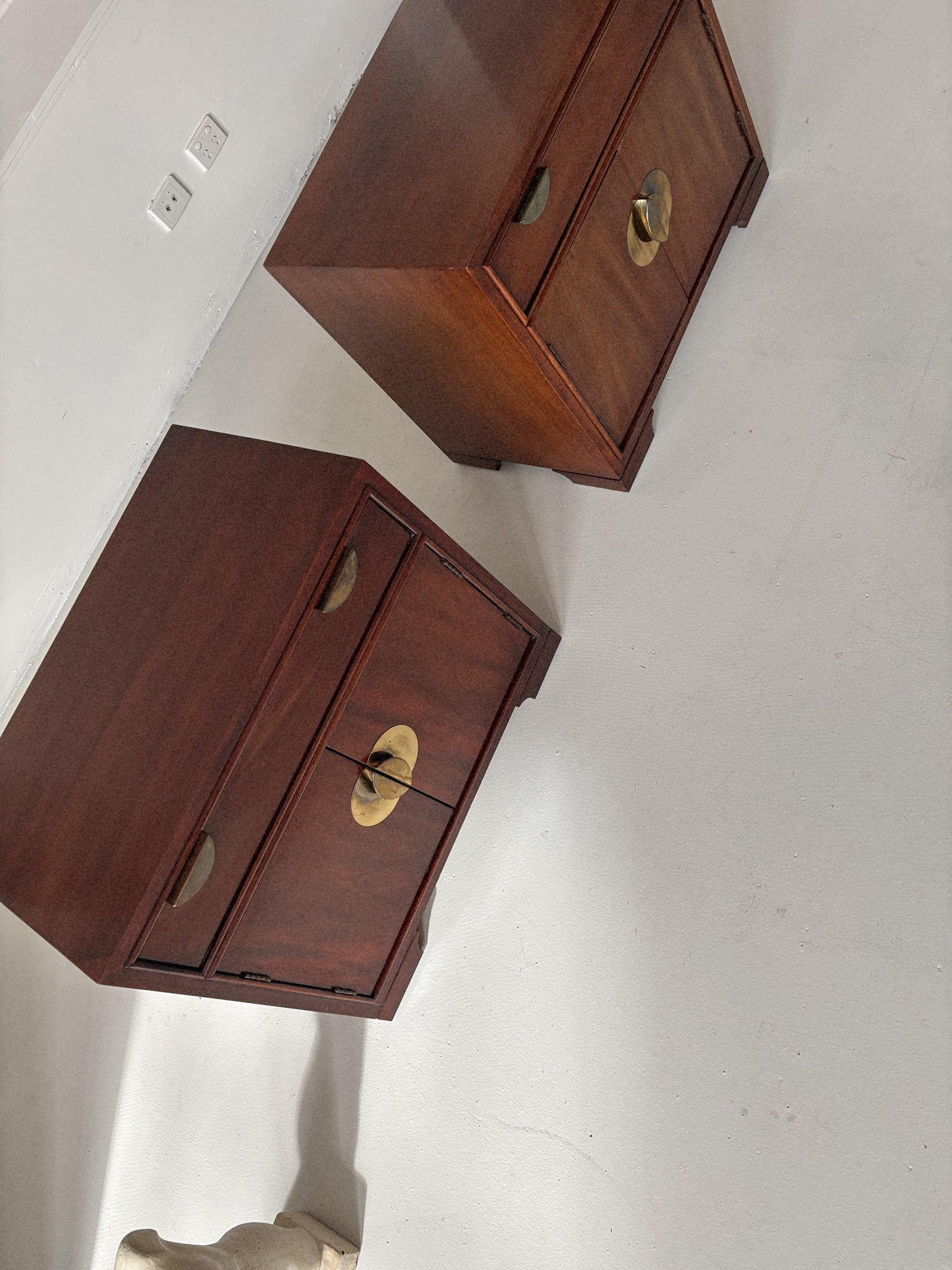 Set Art Deco Style Bedside Tables