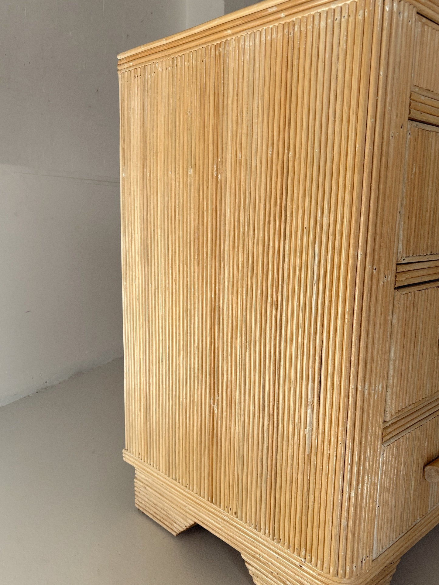 Vintage Bamboo Sideboard