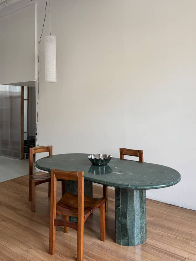 Vintage Italian Marble Table