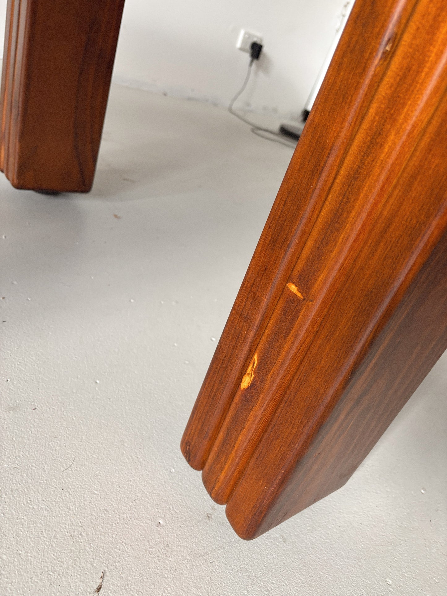 1970s Post + Rail 6 Seat Dining Setting