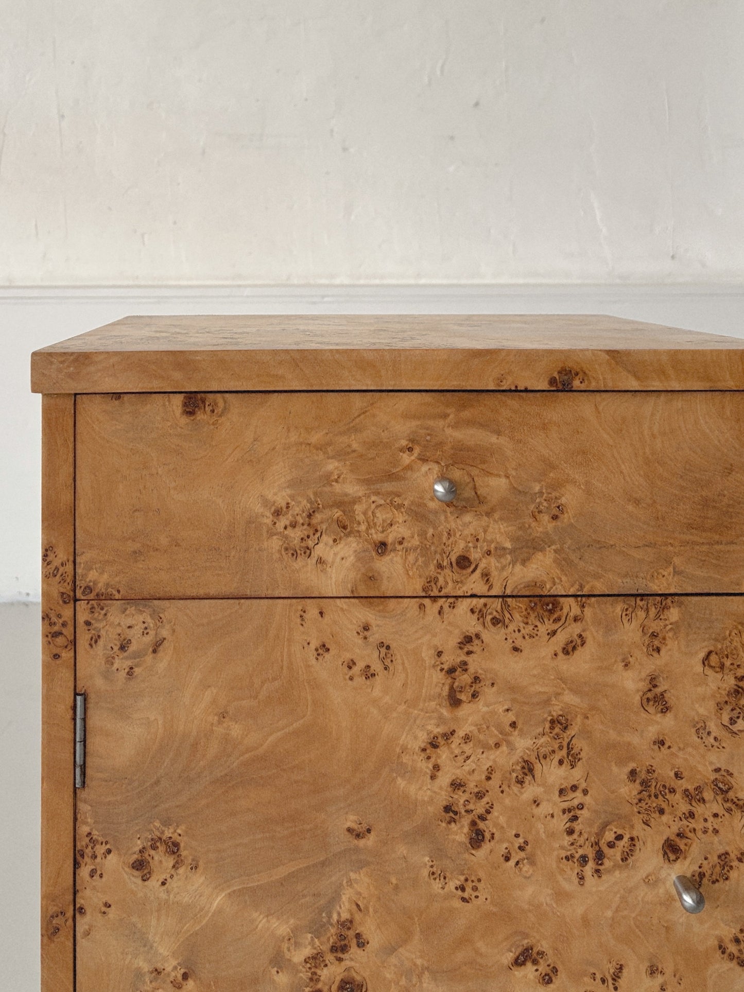 Rectangular Burl Bedside Tables