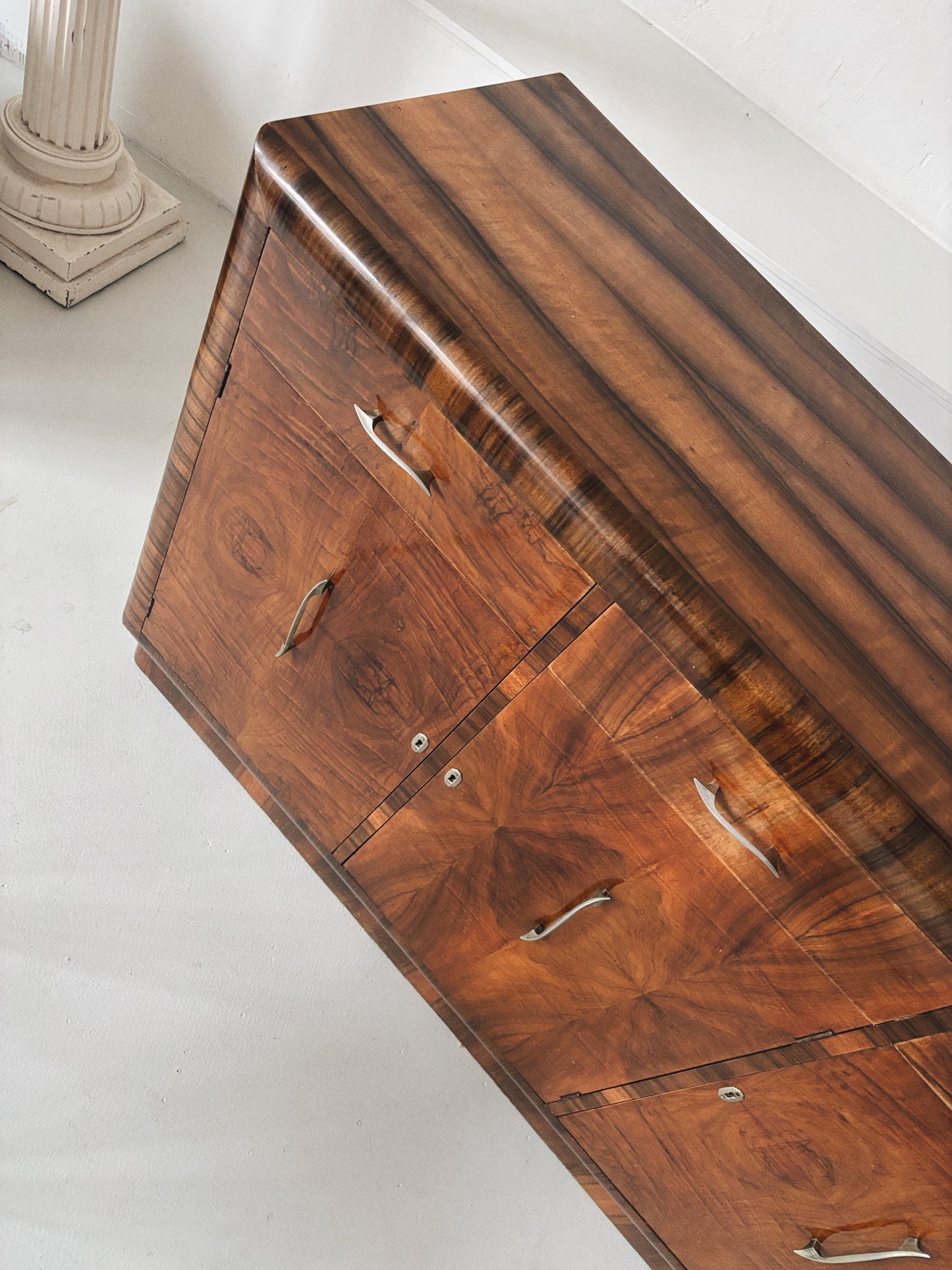 Art Deco Walnut Sideboard
