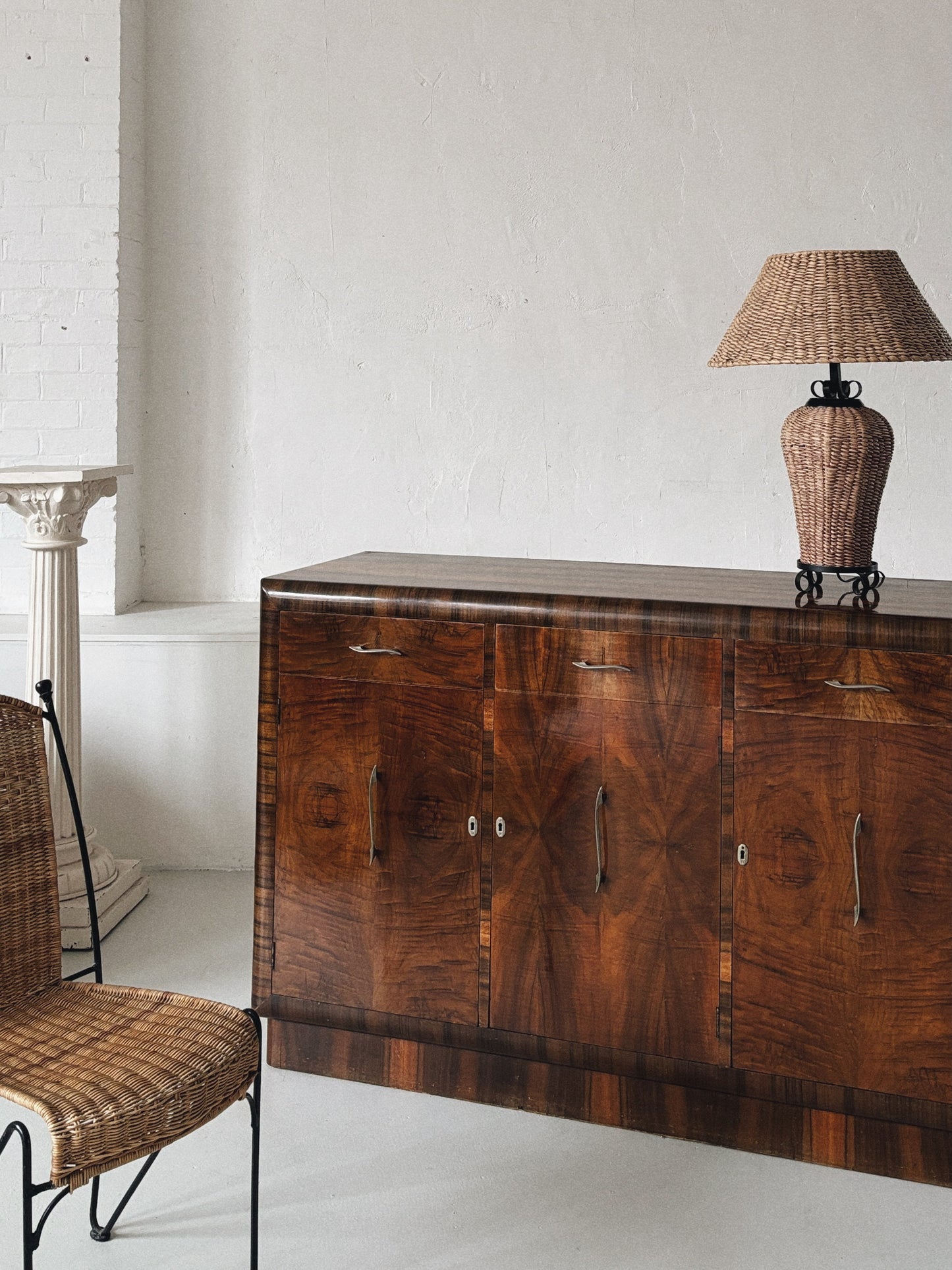 Art Deco Walnut Sideboard