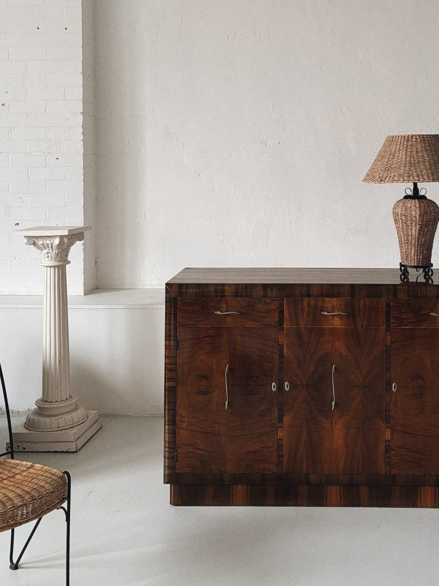 Art Deco Walnut Sideboard