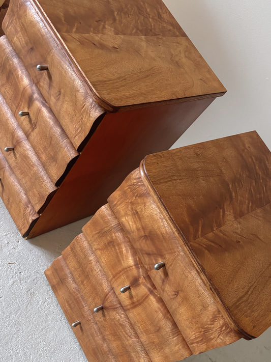 Wave Front Bedside Tables