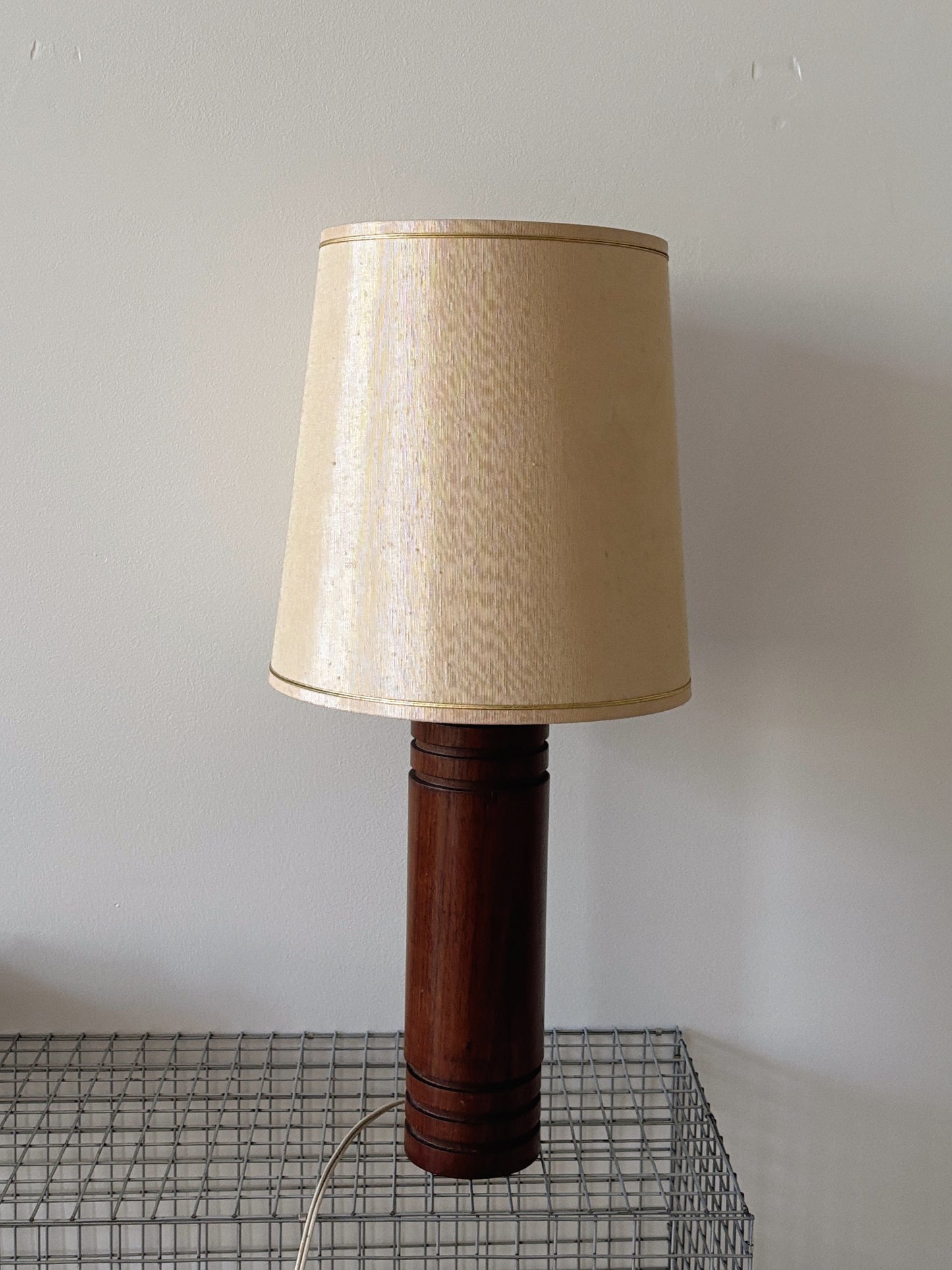 Vintage Timber Table Lamp