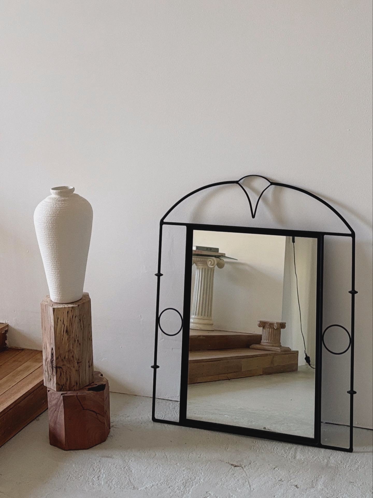 Art Deco Style Wrought Iron Mirror