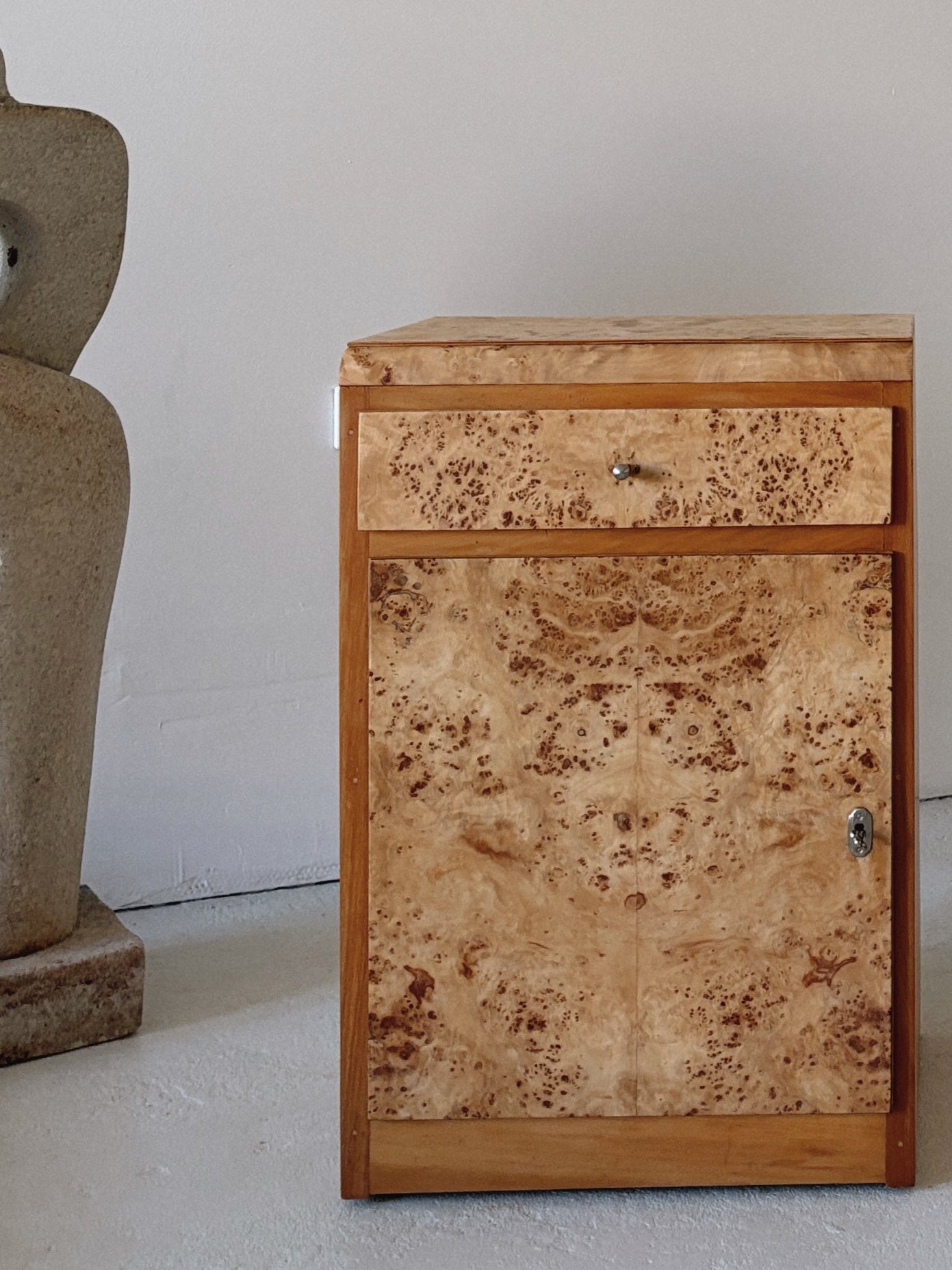 1950s Burl Bedside Tables