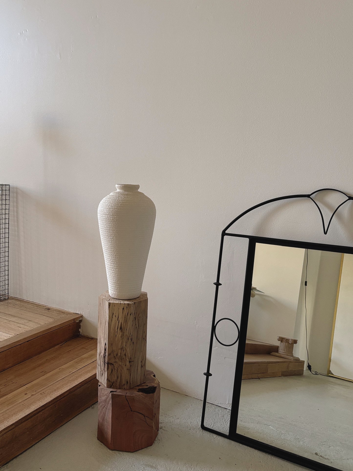 Art Deco Style Wrought Iron Mirror
