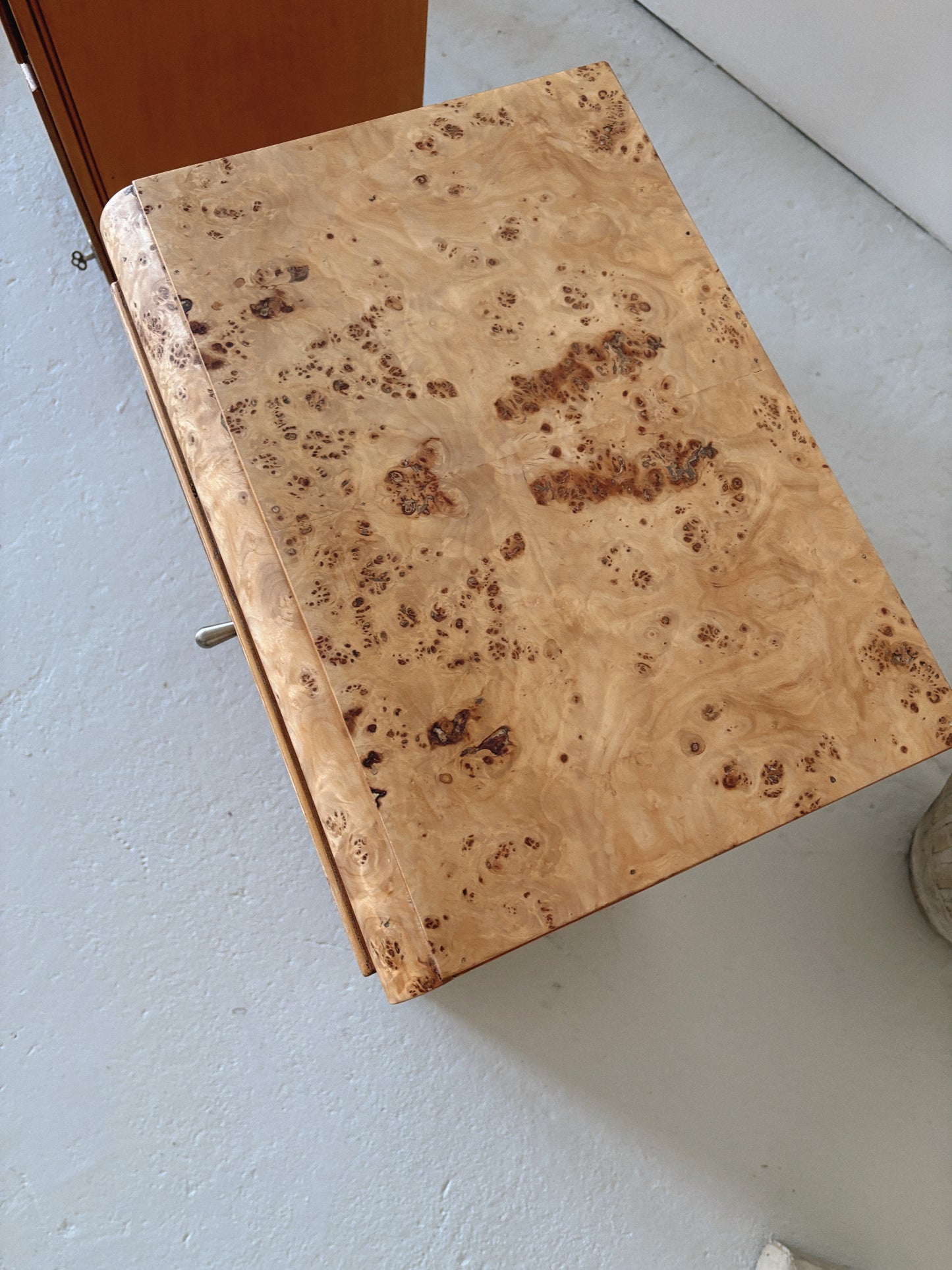 1950s Burl Bedside Tables