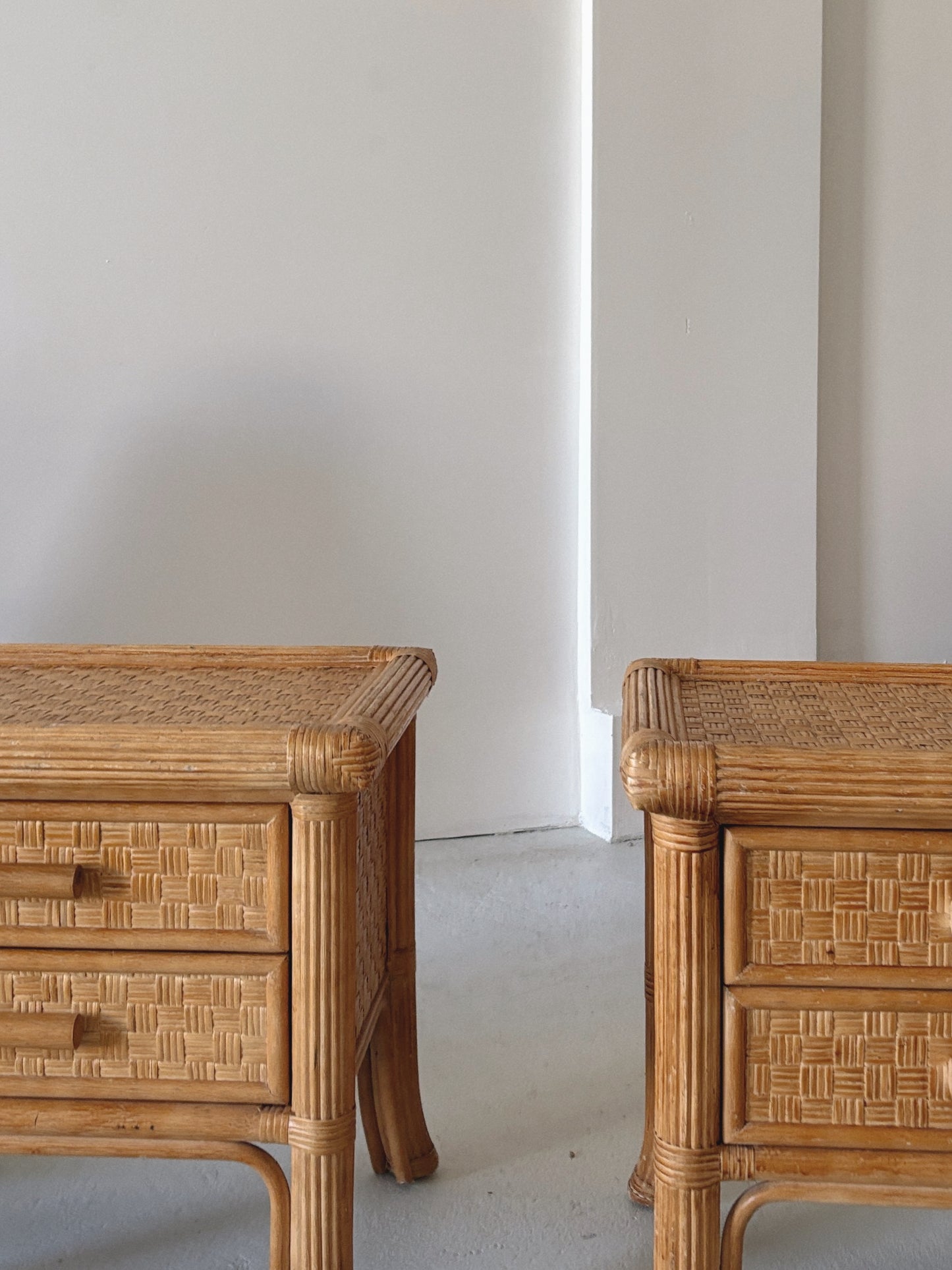 Rattan Bedside Tables