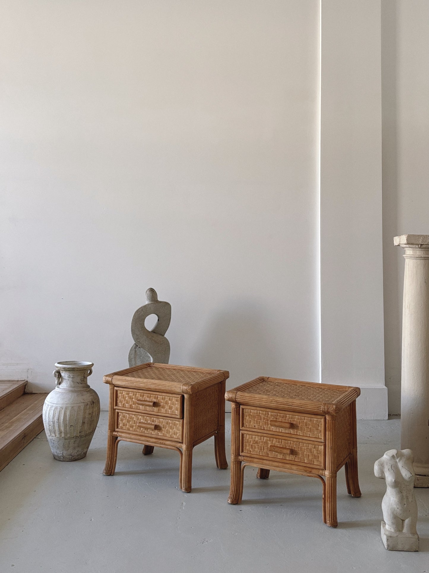 Rattan Bedside Tables