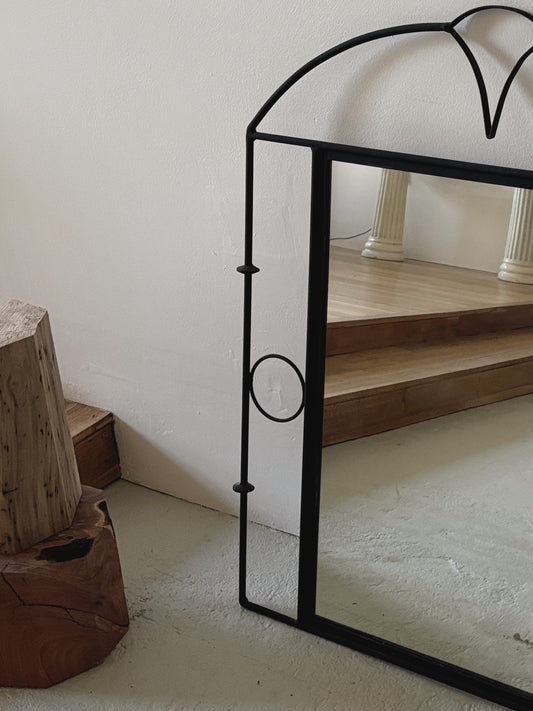 Art Deco Style Wrought Iron Mirror