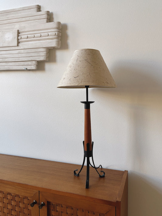 Steel + Timber Table Lamp