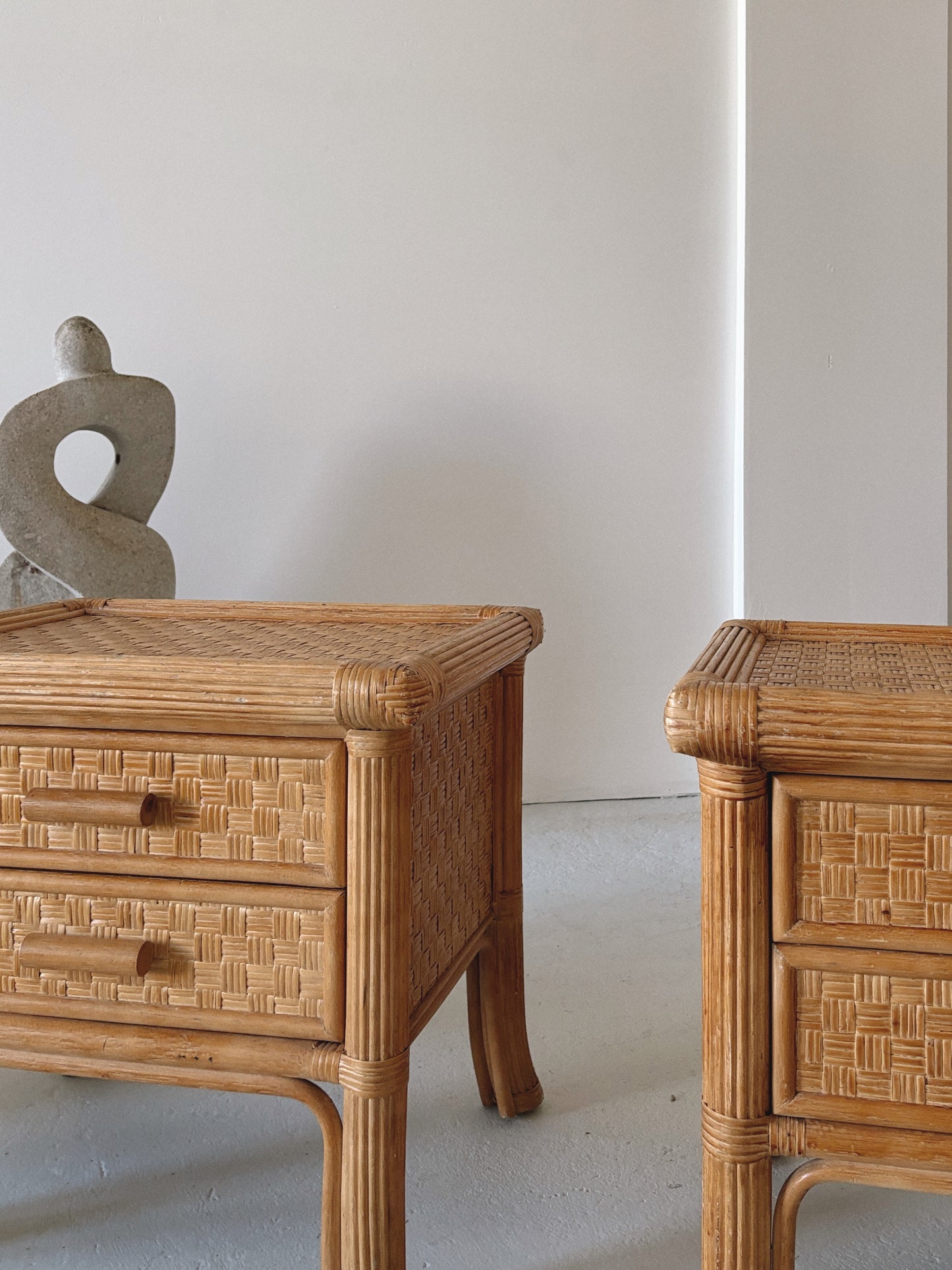 Rattan Bedside Tables