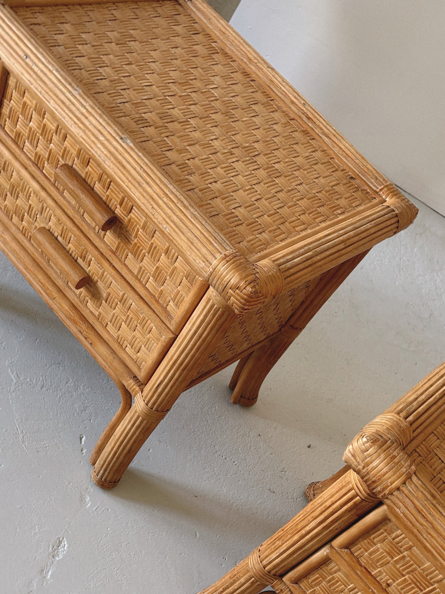 Rattan Bedside Tables