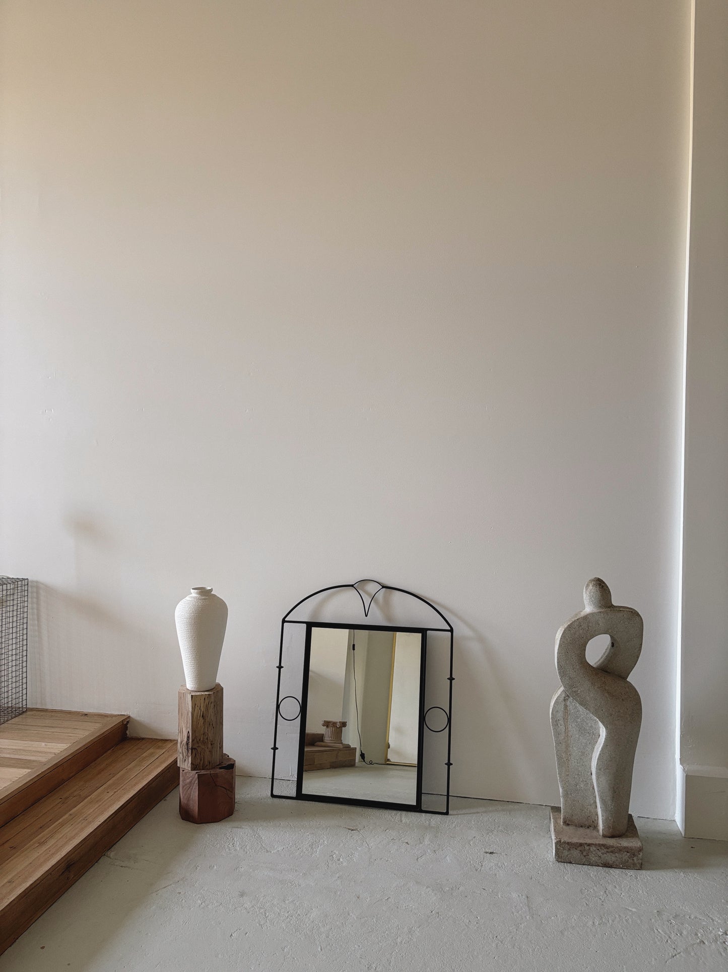 Art Deco Style Wrought Iron Mirror