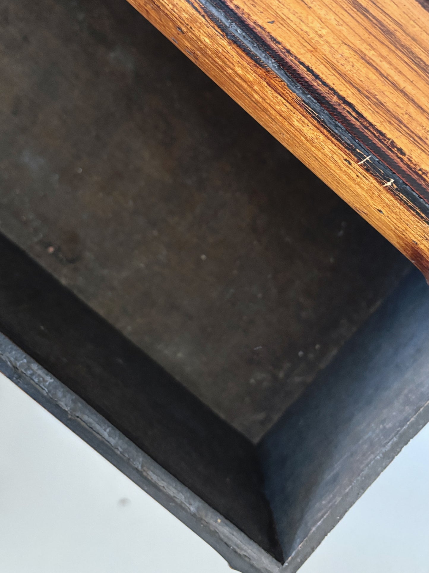 Dark Bamboo Bedside Tables