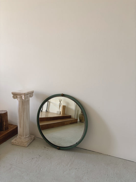 Round Post Modern Mirror