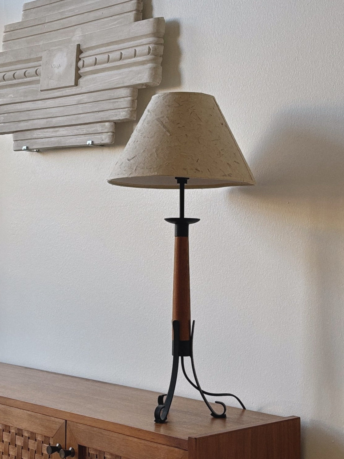 Steel + Timber Table Lamp