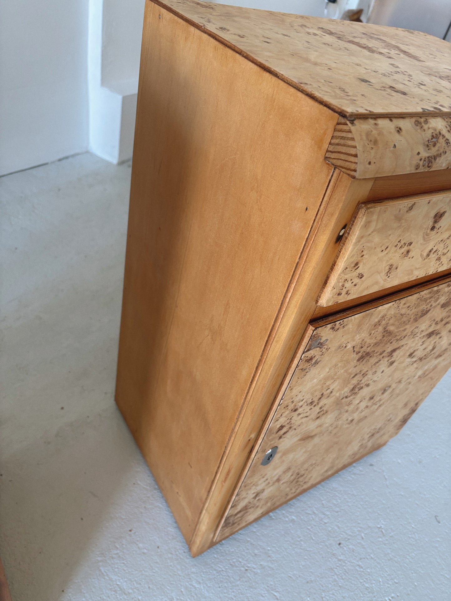 1950s Burl Bedside Tables