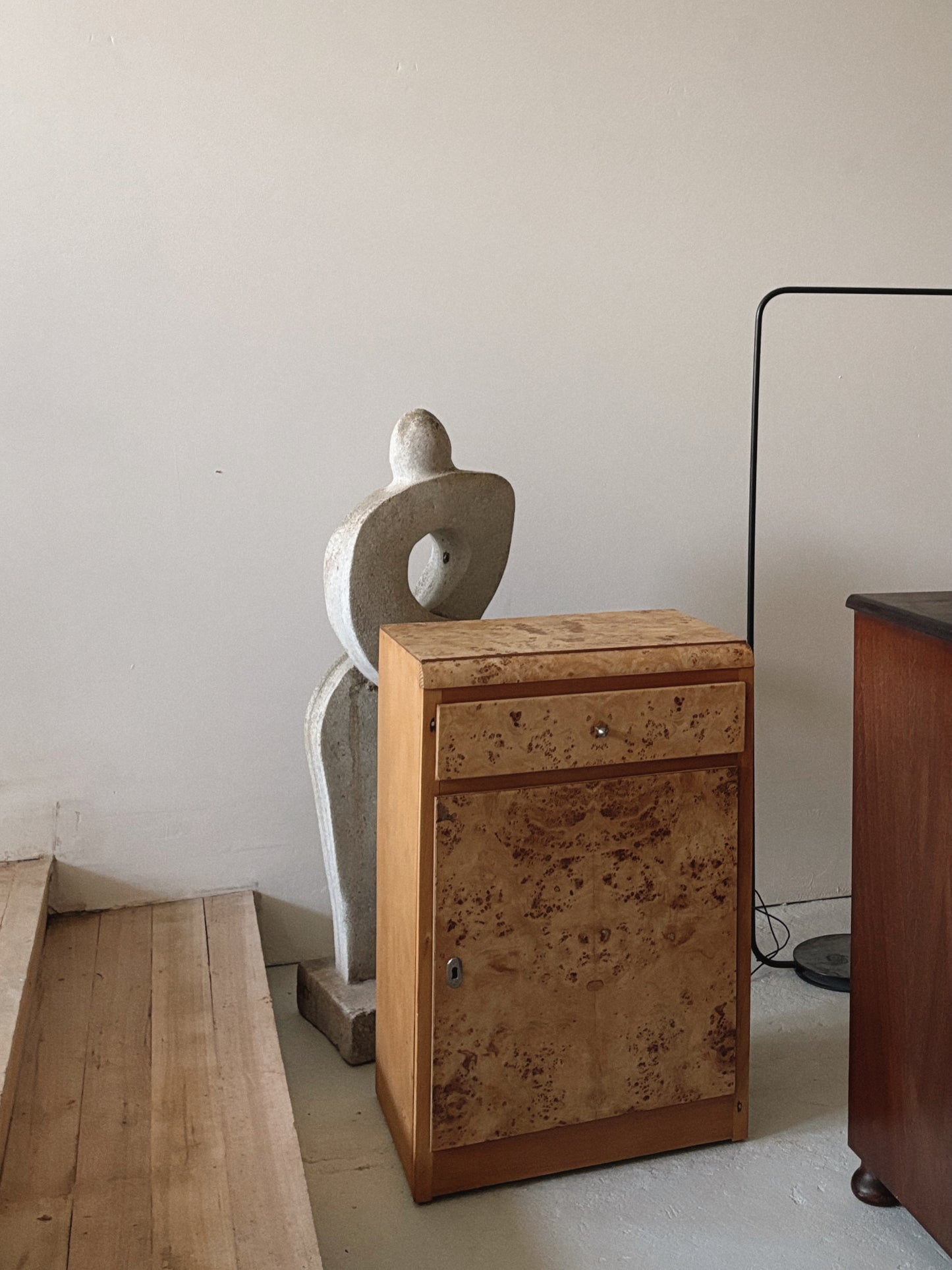1950s Burl Bedside Tables