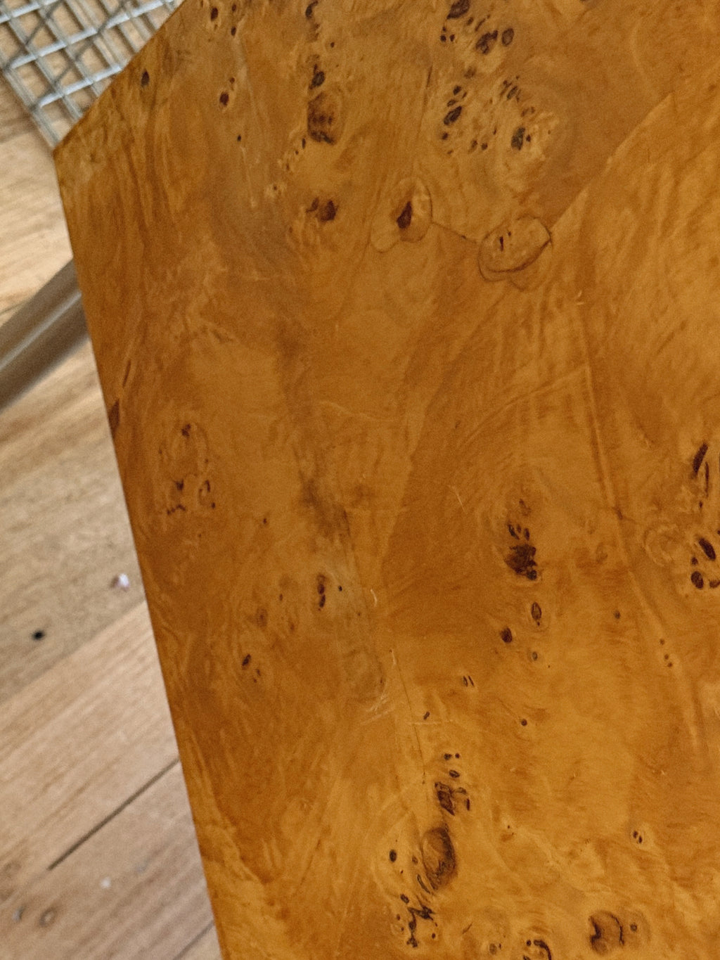 Wave Front Burl Bedside Tables