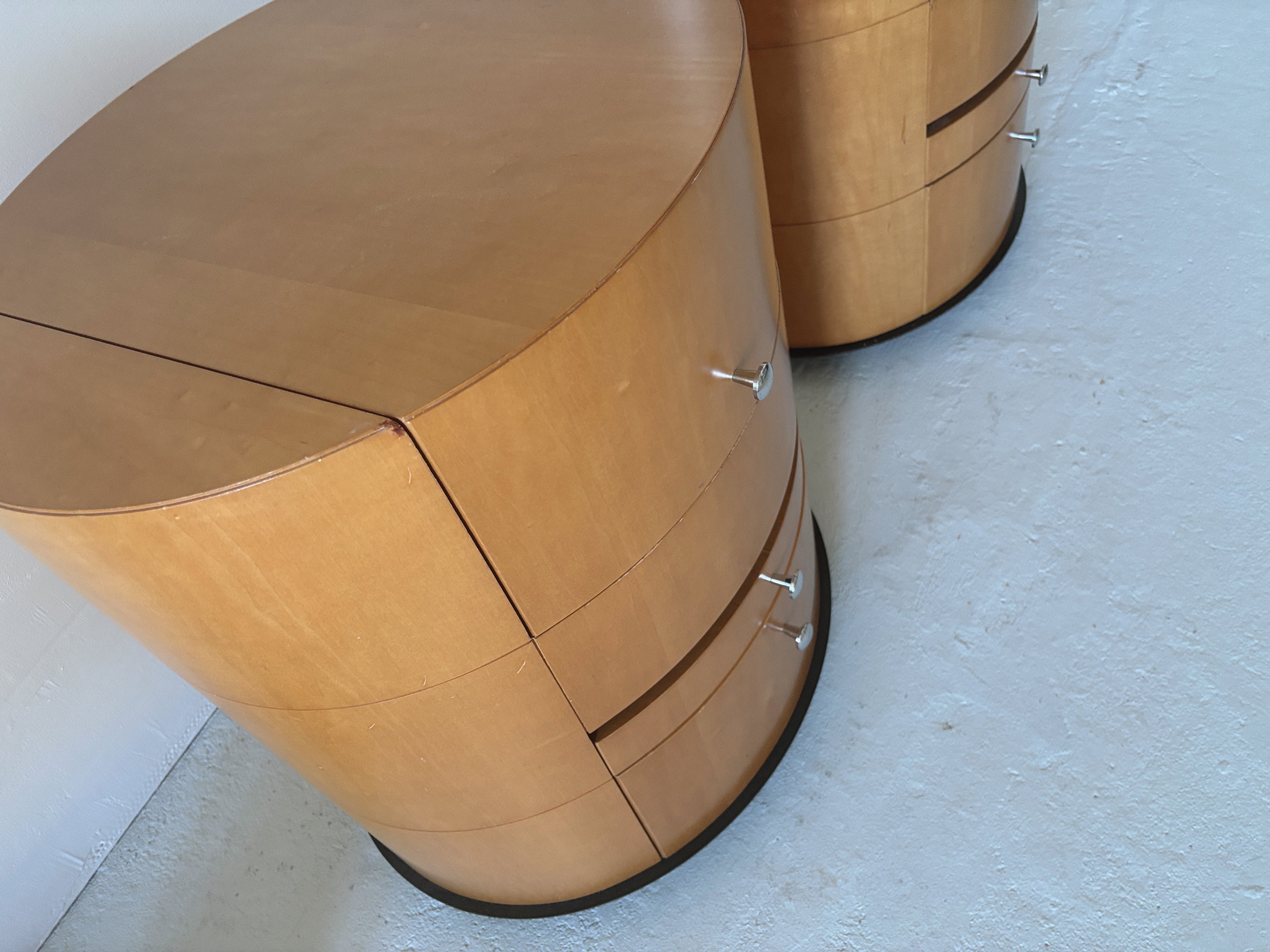 Oval 1990s Bedside Tables