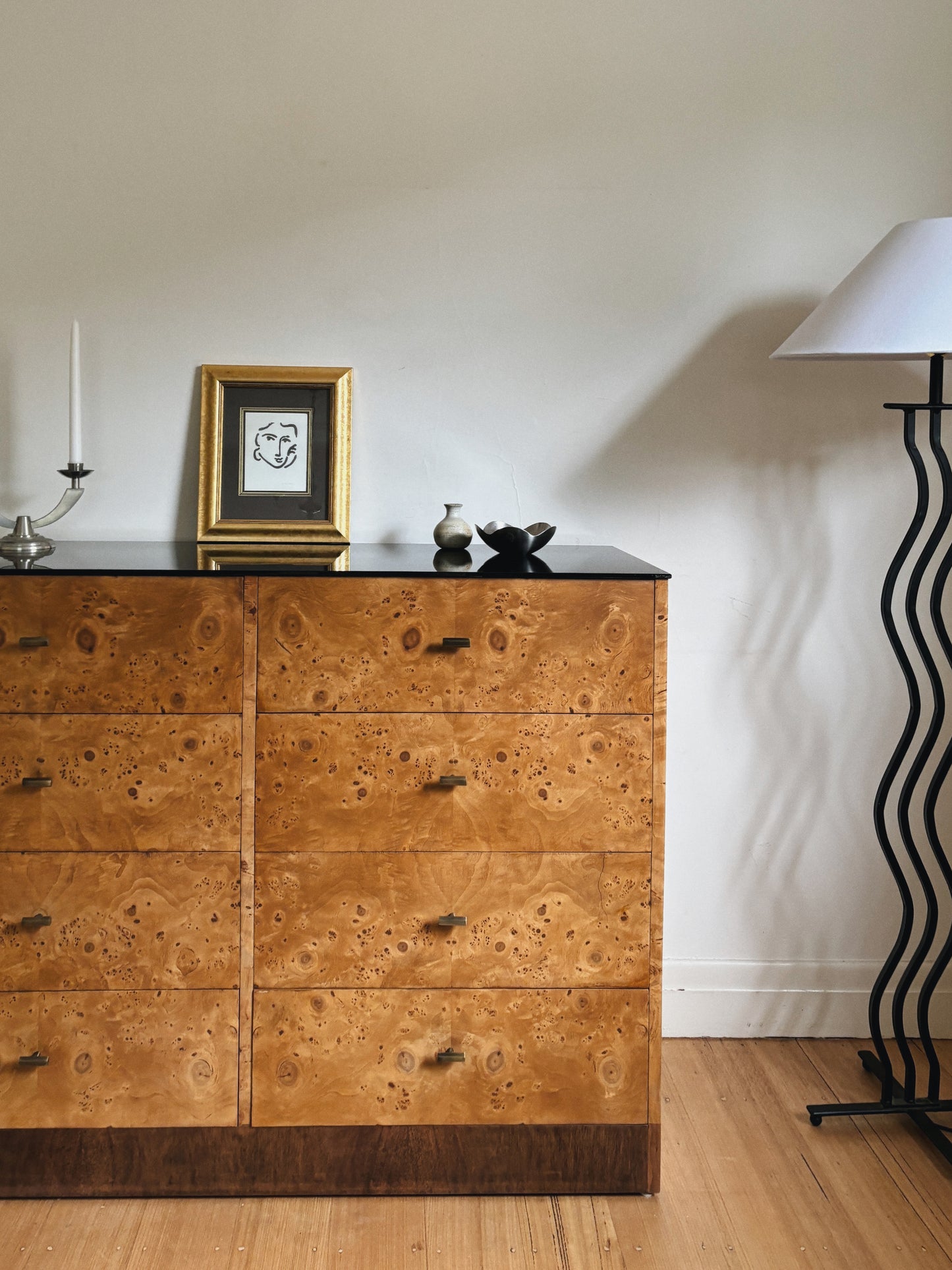 1960s Burlwood Sideboard