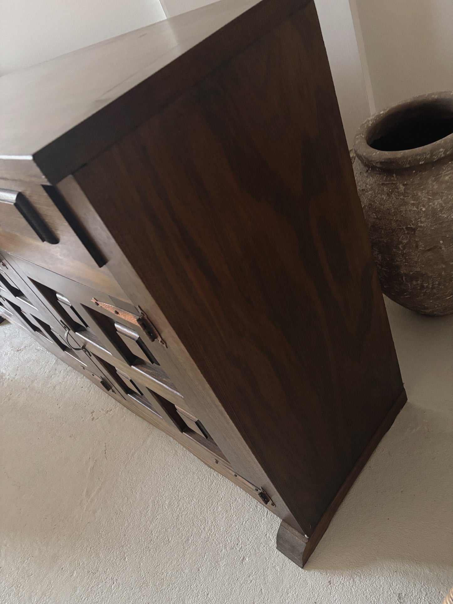 1970s Brutalist Walnut Sideboard