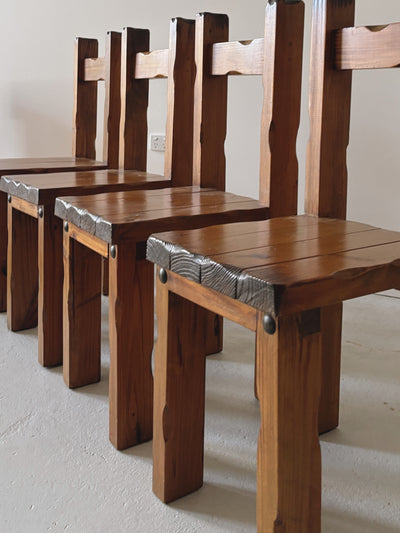 1970s Brutalist Chairs