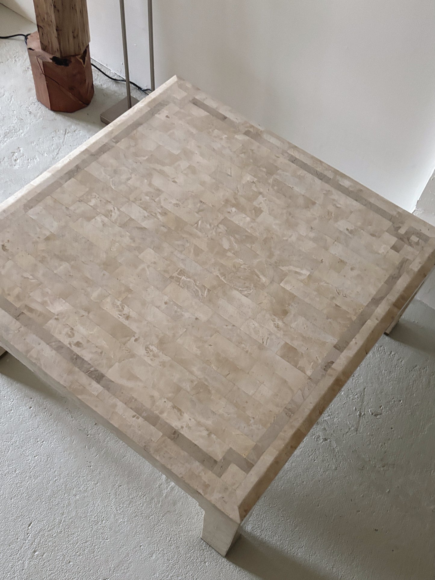 1980s Tessellated Stone Coffee Table