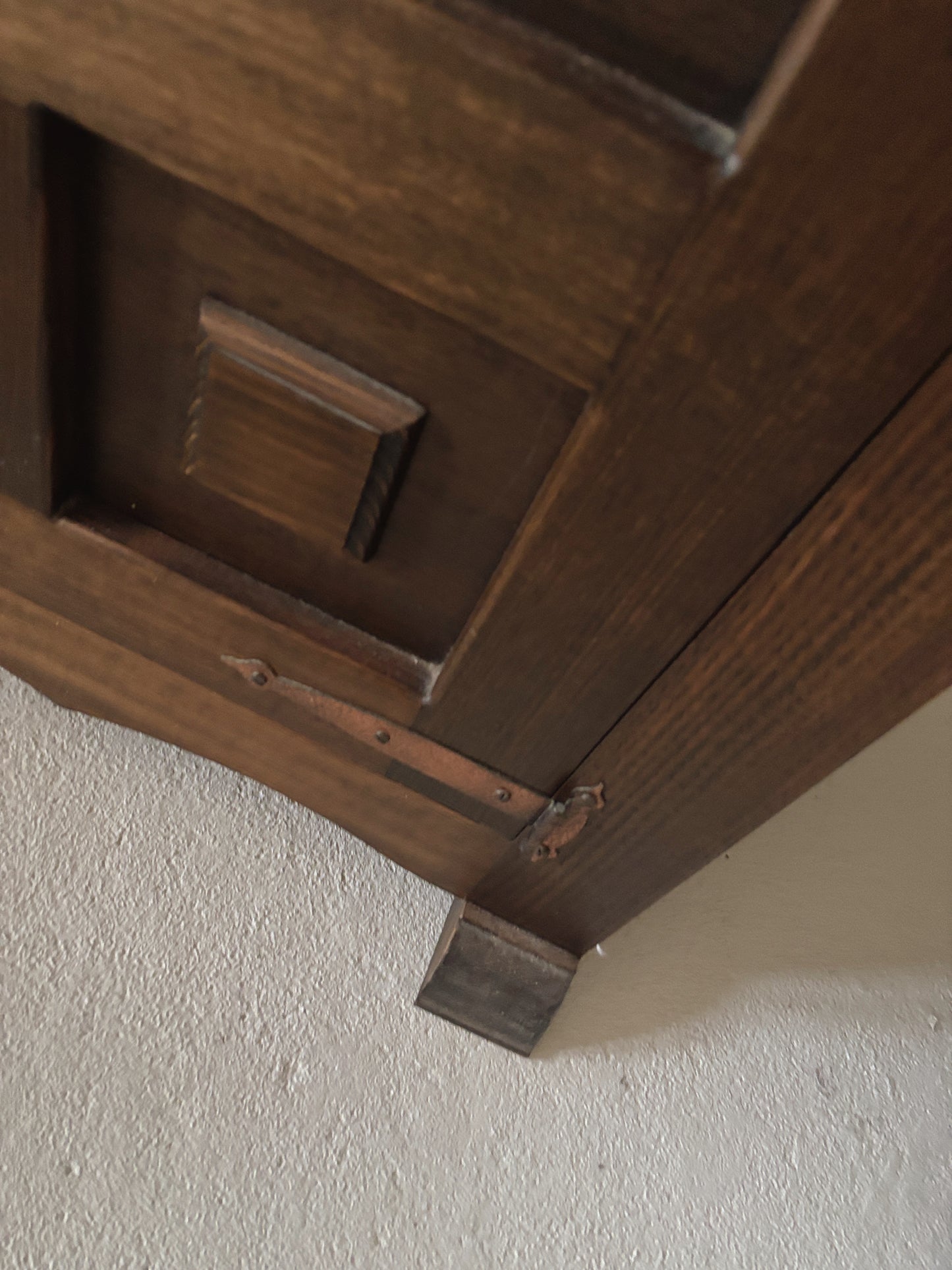 1970s Brutalist Walnut Sideboard