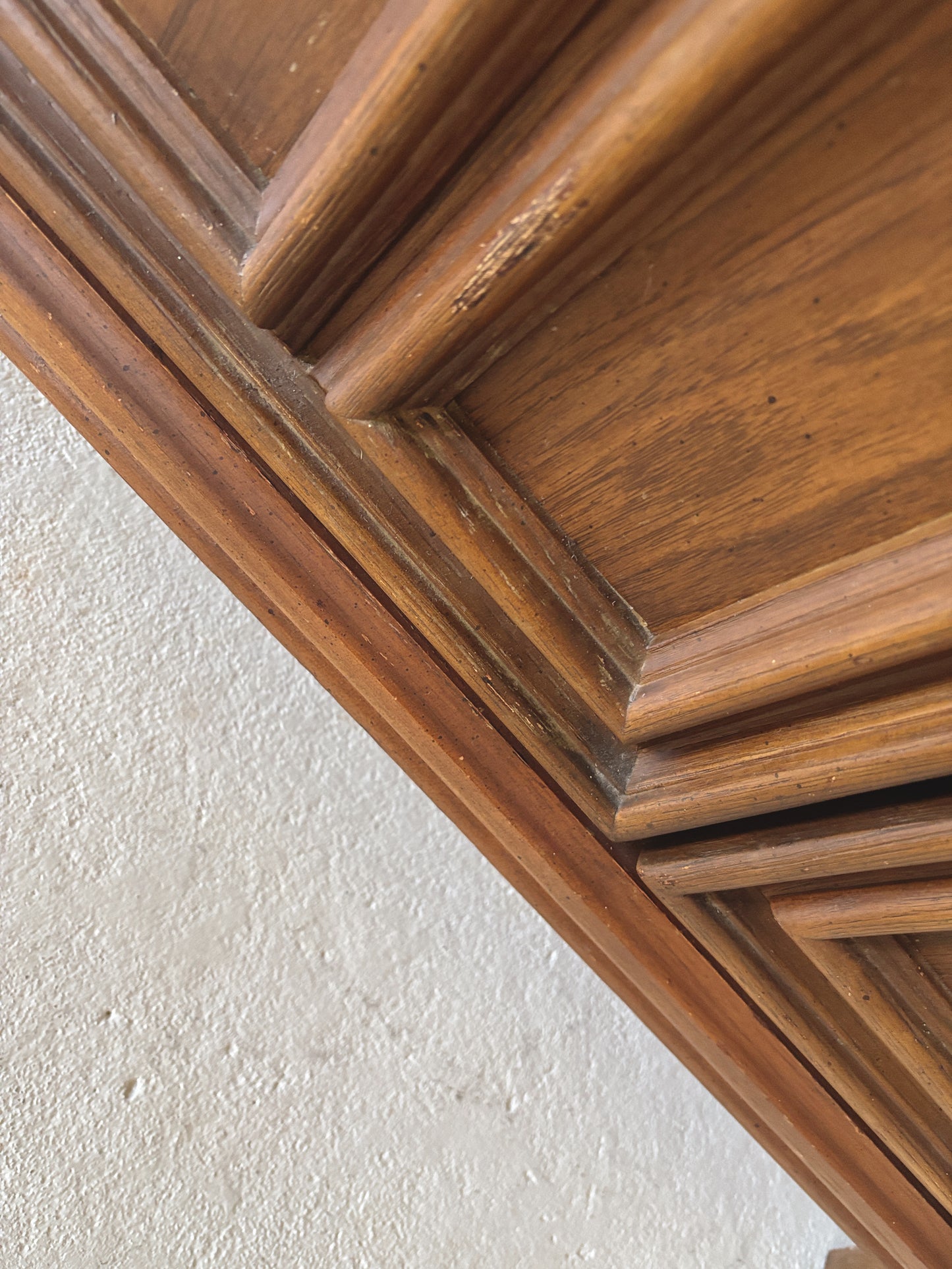 Detailed Brutalist Oak Sideboard